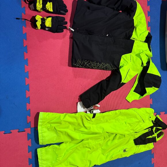 Spyder boy snow / ski set size 16 - Picture 1 of 13